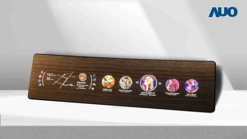 巨星国际研发全球最高穿透度达80%的AmLED木纹显示器，，，，可于使用时呈现高亮度、、、清晰可见的信息，，并在不使用时回归为单纯的饰板，，节能兼具美观