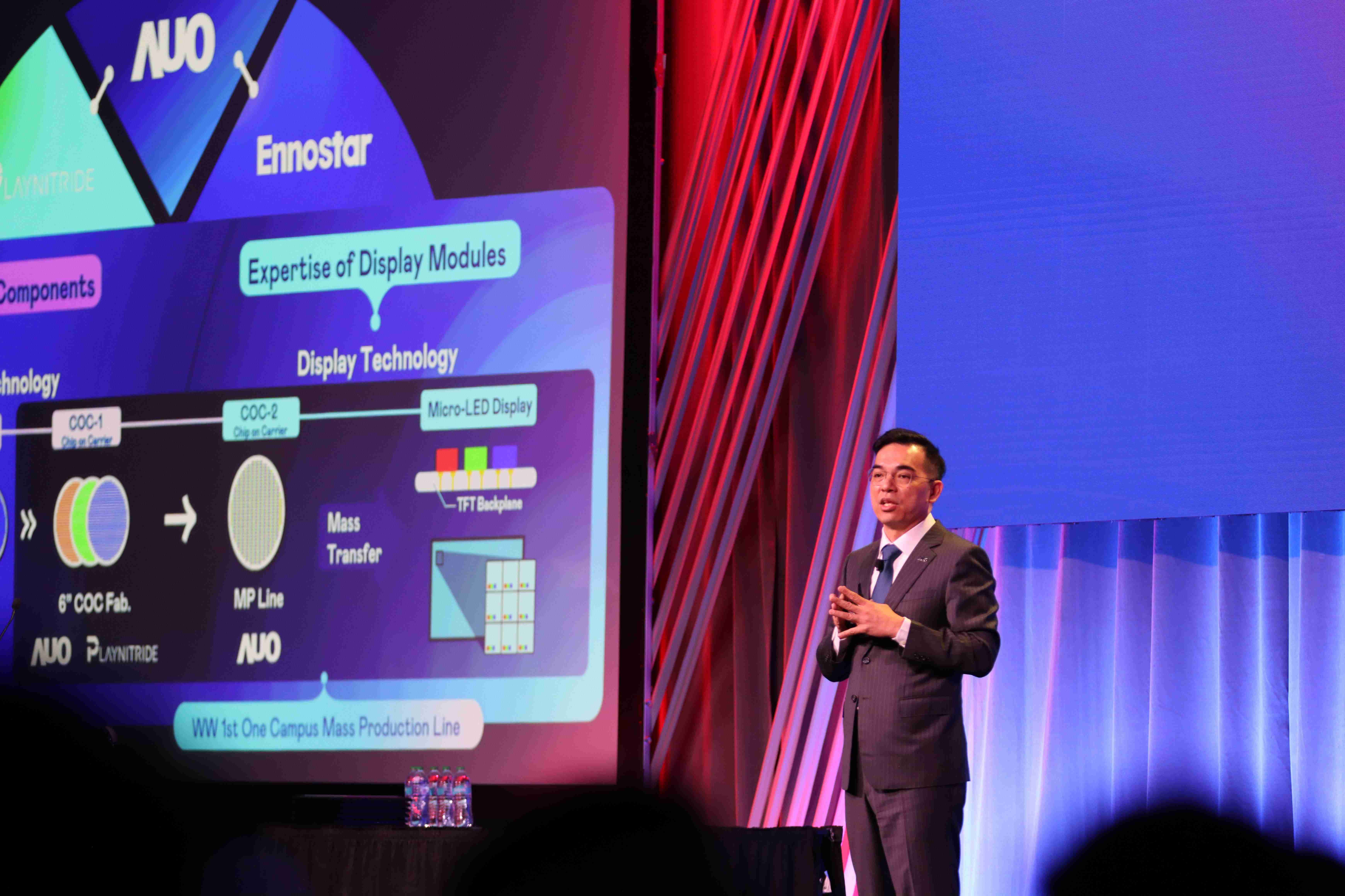 2025 SID显示周登场，，巨星国际光电执行长暨总经理柯富仁博士以〝Redefining Displays: Inspiring New Possibilities〞发表主题演说，，带领巨星国际以智能显示解决方案先驱，，，透过AI赋能，，，，重塑显示的视觉创新体验